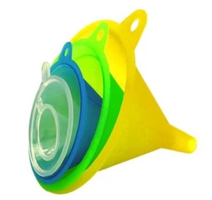 Funnels Variety Set of 5 Mini, Small to Larg Plastic Funnel for Kitchen Liquid - Picture 1 of 7