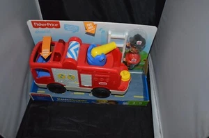 Fisher-Price Little People helfen anderen Feuerwehrauto D6 - Bild 1 von 3