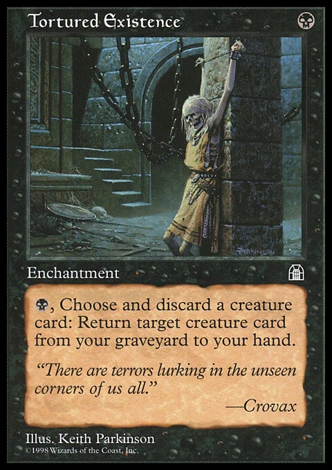 MTG Magic the Gathering Tortured Existence (74/143) Stronghold LP - Image 1 of 1