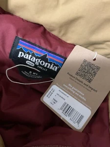 Patagonia Men’s Hooded Downdrift Jacket Grayling Brown 44x26 Winter Sz Small New - Picture 1 of 13