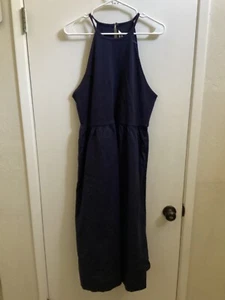 Women "Boden" navy blue, sleeveless sundress. Size 14 R. P.O. - Picture 1 of 2