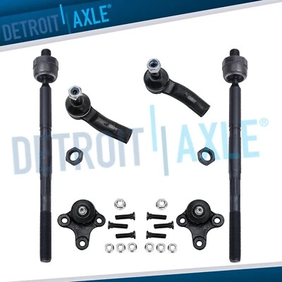 Rótulas delanteras interiores exteriores de varilla de amarre para Audi A3 Quattro VW Eos Golf GTI Rabbit Foto 1 de 4