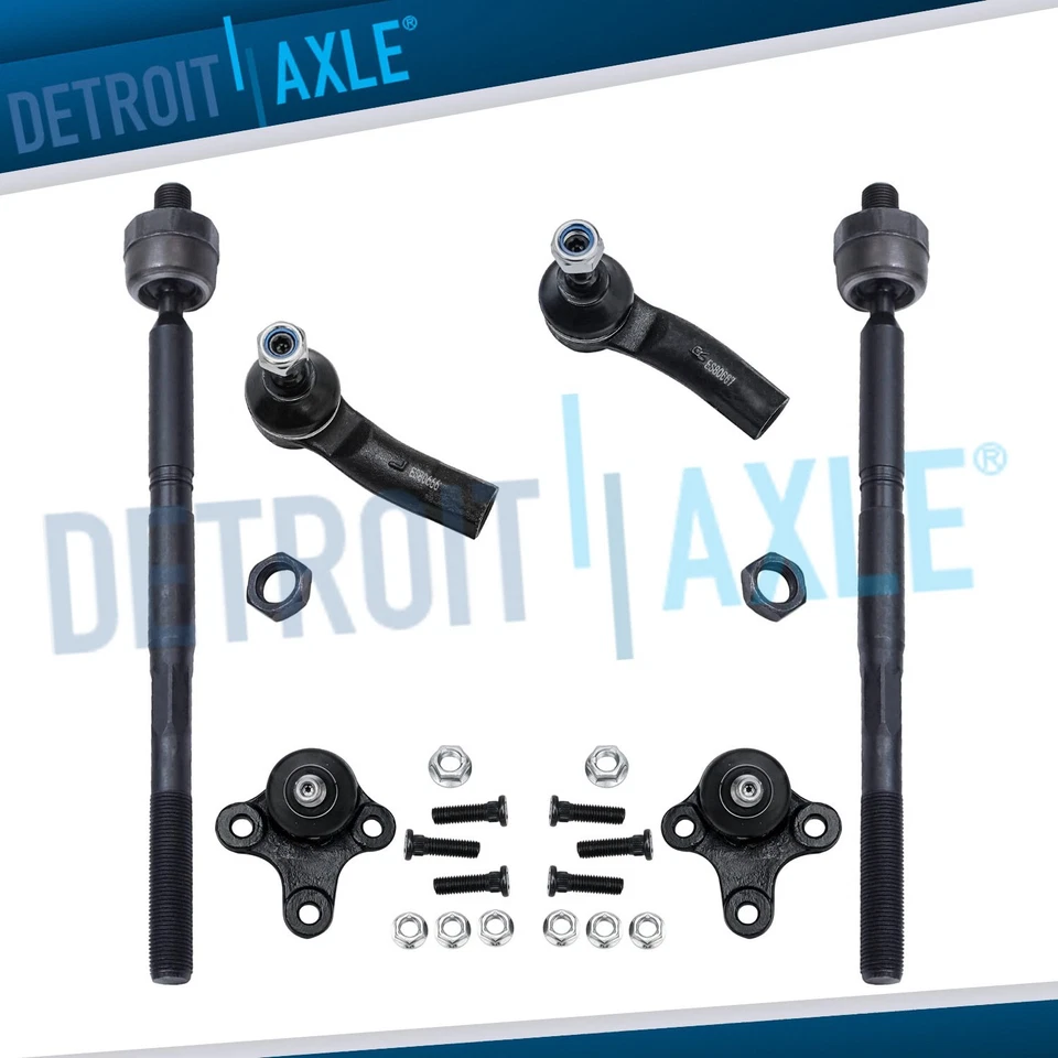 Rótulas delanteras interiores exteriores de varilla de amarre para Audi A3 Quattro VW Eos Golf GTI Rabbit Foto 1 de 4