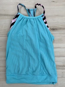 Ivivva Lululemon Two Layer Tank Top Athletic Girls Kids Sz 7 - Picture 1 of 4