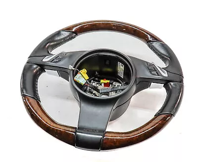 2011-2018 PORSCHE CAYENNE PANAMERA (958 970) HEATED SPORT 3 SPOKE STEERING WHEEL - Image 1 of 4