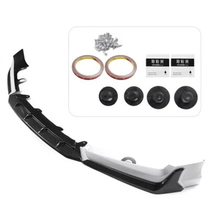 For 2018-2020 10th Honda Accord White Pearl Front Bumper Lip Splitter Body Kit - Picture 1 of 11