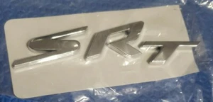 DODGE CHARGER CHALLENGER VIPER 300 SRT SRT8 CHROME EMBLEM NAMEPLATE OEM MOPAR - Picture 1 of 1