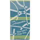 BlueQ I'm Unflappable. You Can't Flap Me Woven Dish Cloth Towel | Kitchen Tea T