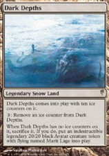 [1x] Dark Depths - Foil - Slight Play, English - ColdSnap MTG Magic