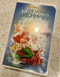 The Little Mermaid, VHS, Disney Black Diamond #913, Banned Cover - Picture 1 of 9