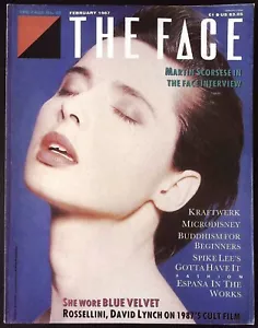 THE FACE #82 February 1987 ISABELLA ROSSELLINI David Lynch KRAFTWERK @ VG/EX - Picture 1 of 12
