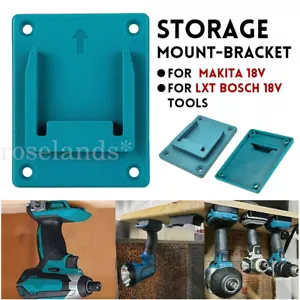 5/10 Slots Tool Holder For Bosch/Makita Bracket 18V Lithium Battery Machine Rack - Picture 1 of 11