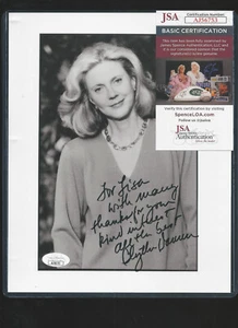 Blythe Danner Signed Black & White Photo Auto JSA Authenticated COA/LOA - Picture 1 of 1