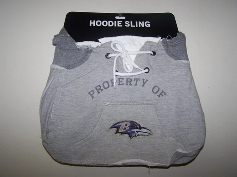 Baltimore Ravens NFL Team Hoodie Sling Tailgate Tote Bag Purse Carry-all Cool! Cover