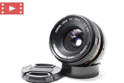 Marca "O" Canon FD 28mm f3.5 s.c. Lente gran angular MF [Exc+5] de JAPÓN Foto 1 de 4