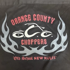 Camisa manga corta con botones Orange County Choppers OCC “Old School New Rules” talla L - Imagen 1 de 6