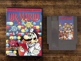 Dr. Mario (Nintendo NES, 1990) cartuccia e custodia in plastica, manuale non incluso