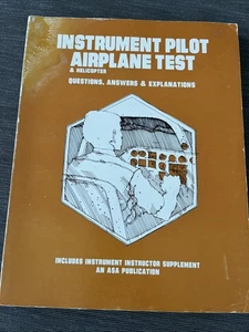 Instrument Pilot Airplane Test 1979 aSA Publication - Picture 1 of 3