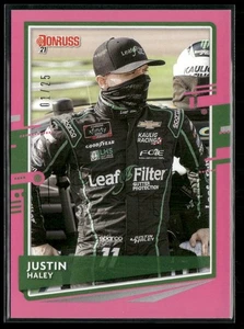 2021 Panini Donruss NASCAR - Justin Haley #93 Pink /25 - Picture 1 of 2