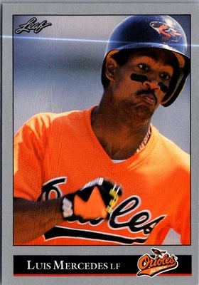 1992 Leaf #130 Luis Mercedes - Image 1 of 2
