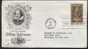 Advertising FDC Ayerst Labs 1250 William Shakespeare Stratford Connecticut - Picture 1 of 3