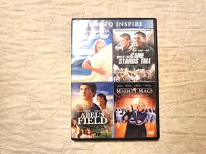 4 Films To Inspire-    DVD  Soul Surfer Game Stands Tall Bel's Field Mighty Macs - Picture 1 of 1
