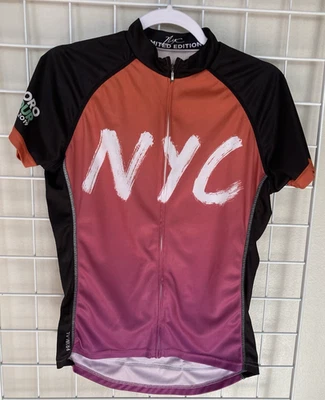 Primal Limited Edition Cyclist Full Zip Cycle Shirt 2019 NYC 5 BORO BIKE TOUR Lg - Image 1 of 4
