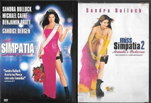 DVD set: Miss Congeniality 1 & 2 (w/ Sandra Bullock) region 4 (comedy movie) - Picture 1 of 3