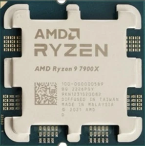 Processeur AMD Ryzen 9 7900x (5,6 GHz, 12 cœurs, LGA 1718/Socket AM5) - Photo 1/1