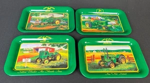 John Deere Metal Small Change Trays Shelf Storage Only Complete Set Of 4 - Picture 1 of 9