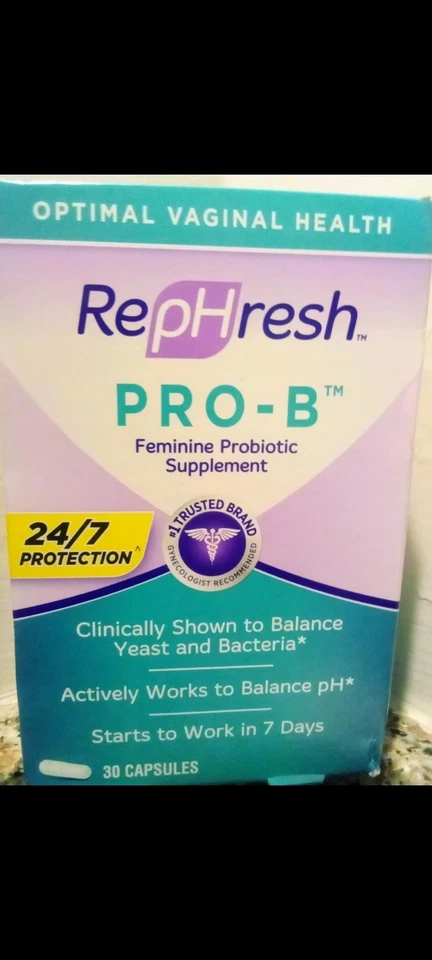 Suplemento femenino probiótico RepHresh Pro-B, 30 unidades EXP 2026 Foto 1 de 1