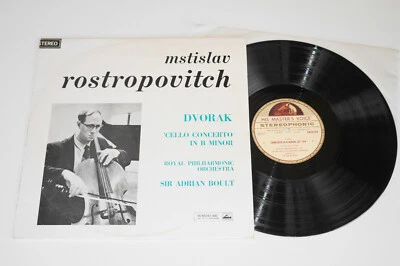 Dvorak Cello Concerto - Rostropovitch 1958 Australia Stereo W&G HMV OASD 358 - Image 1 of 4