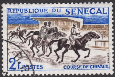 Senegal 1961 - SC# 204 - Pirogues Racing - Usado Foto 1 de 2