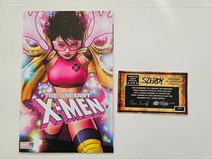 Uncanny X-Men (2024) #2 | Variante Nathan Szerdy Jubilee FIRMADA + Certificado de Autenticidad | Casi Nuevo - Imagen 1 de 21