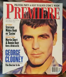 GEORGE CLOONEY - PREMIERE Magazine - Dec 1995 - Martin Scorsese Martin Short - Picture 1 of 24