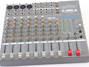 Phonic MM122 - 12 Kanal Mixer + 1 Jahr Gewährleistung
