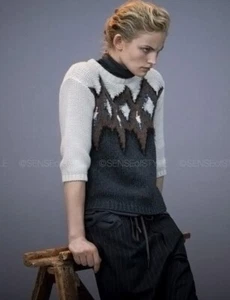 Brunello Cucinelli Handmade Cashmere Sweater Pullover size M S - Picture 1 of 6