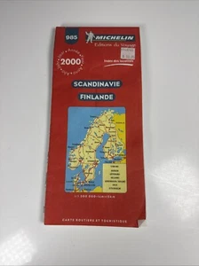 Michelin Map #985 Scandinavia Finland Map Year 2000 - Picture 1 of 6
