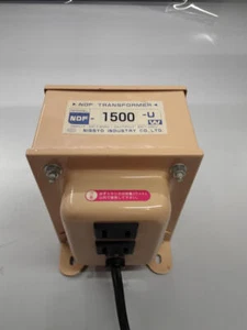 Nissyo Industries NDF-1500U Transformer AC110~130V to AC100V from Japan used - Picture 1 of 2