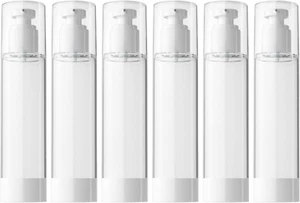 LONGWAY 6 STÜCKE 100Ml Airless Pumpspender Leer,Creme Spender Reiseflaschen Zum - Bild 1 von 12