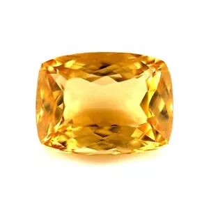 NATURAL 3.11ct Golden Yellow Beryl Cushion Cut 10.5x8mm VVS Loose Fine Gemstone - Picture 1 of 3