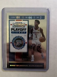 2nd Year 2019-20 Panini Contenders Playoff Ticket /199 Shai Gilgeous-Alexander - Picture 1 of 3