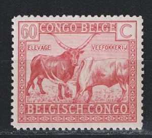 Belgium Congo Farm Animals Cows stamp 1932 MNH B-1 - Picture 1 of 1