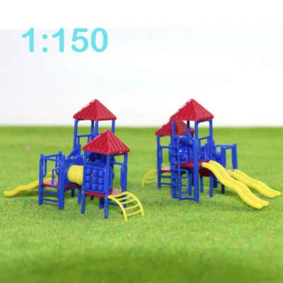 GY17150 2 Sets Model Railway N Gauge 1:150 Playground Equipment - Image 1 of 4
