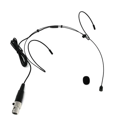 Double Earhook Headset Microphone w/ 3 pin mini XLR for VocoPro UDH Wireless - Image 1 of 4