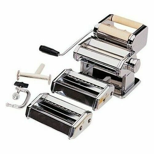 CucinaPro 5 Pieces Pasta Maker Set - Silver