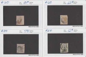 D4979: Hong Kong #2, 8, 16, 61 Used, Faults; CV $162 - Picture 1 of 1