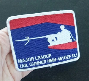 HMH-461 USMC MARINE HEAVY HELICOPTER SQUADRON TAIL GUNNER OEF MILITARY PATCH - Picture 1 of 6