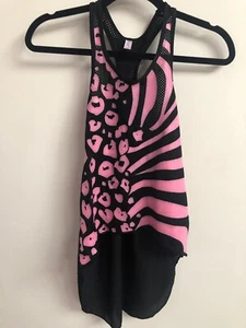 Babalu Fashion Mesh Tank, Pink and Black Patterned--Free Shipping - Picture 1 of 6
