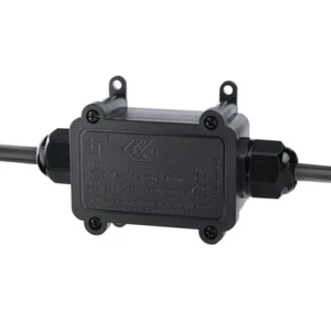 Caja de derivación caja de distribución manguito de cable IP68 conexión impermeable caja de 2 compartimentos  - Imagen 1 de 9